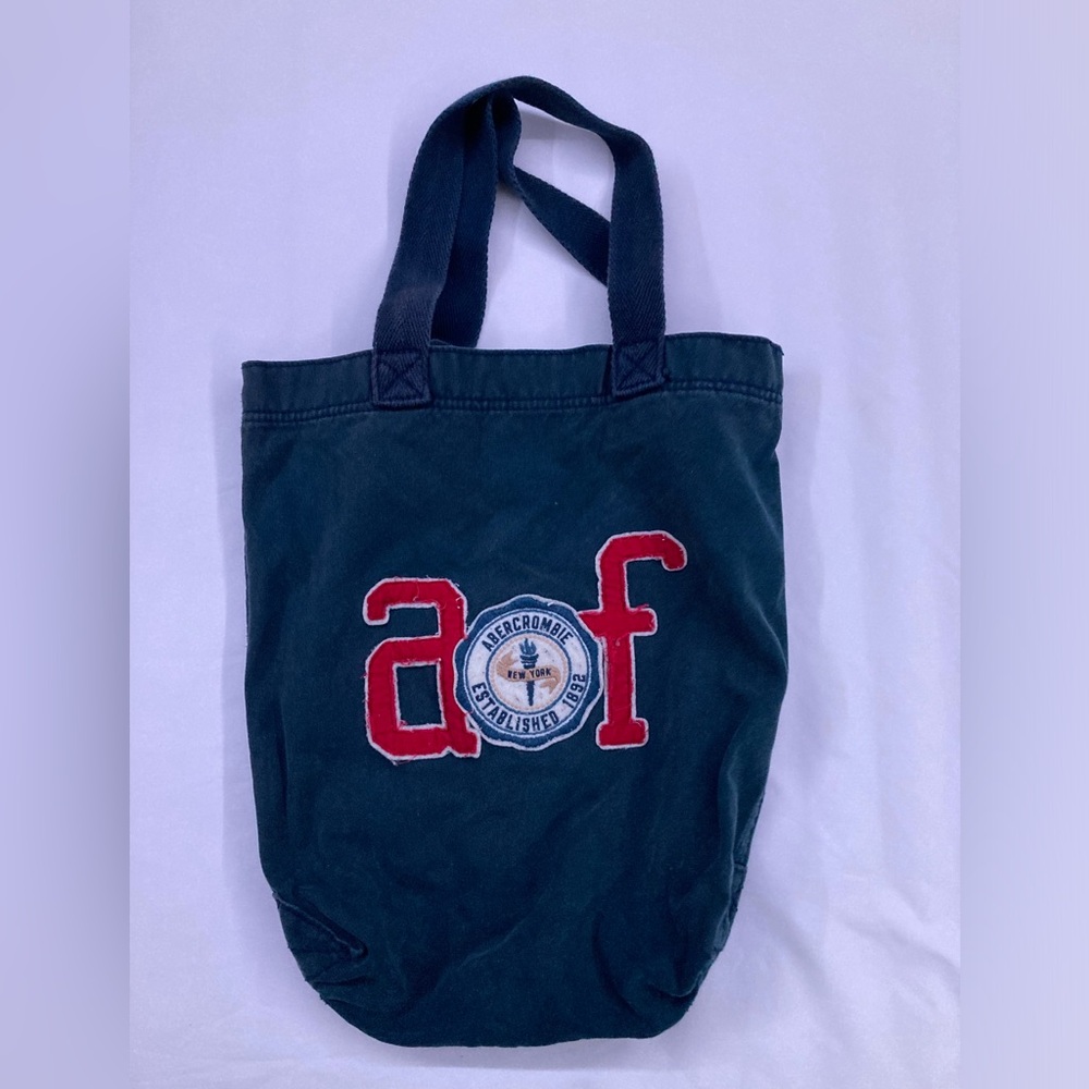 Abercombie & Fitch Navy Cloth Tote